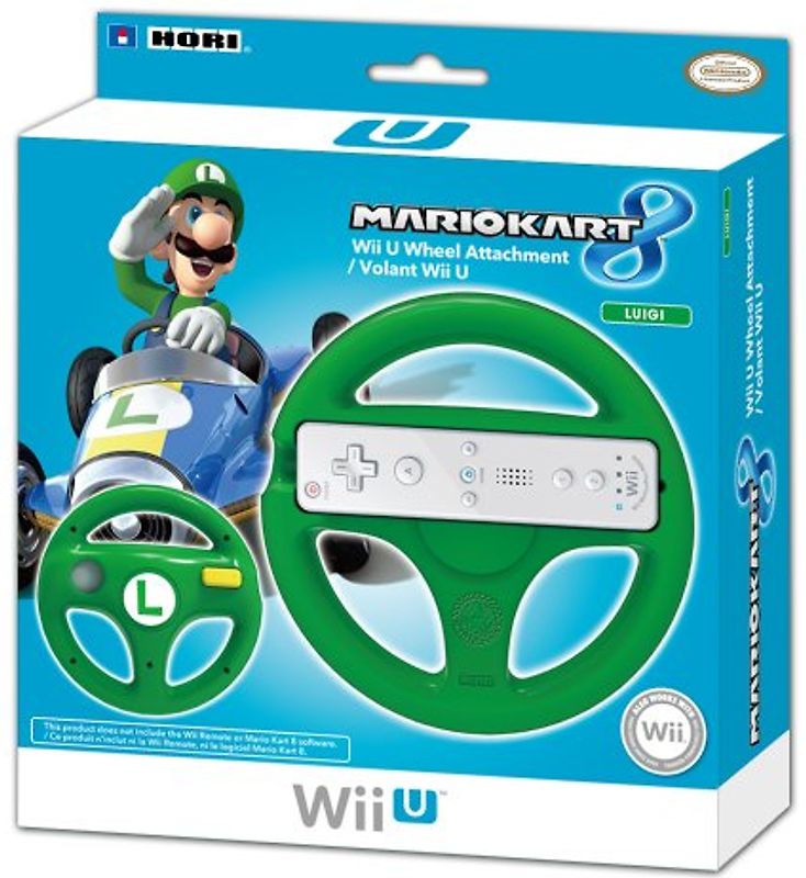 WiiU Mario Kart 8 Lenkrad (Luigi) Nintendo Wii
