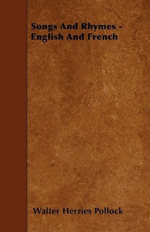 Songs And Rhymes - English And French