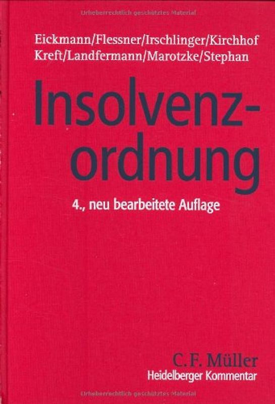 Heidelberger Kommentar zur Insolvenzordnung