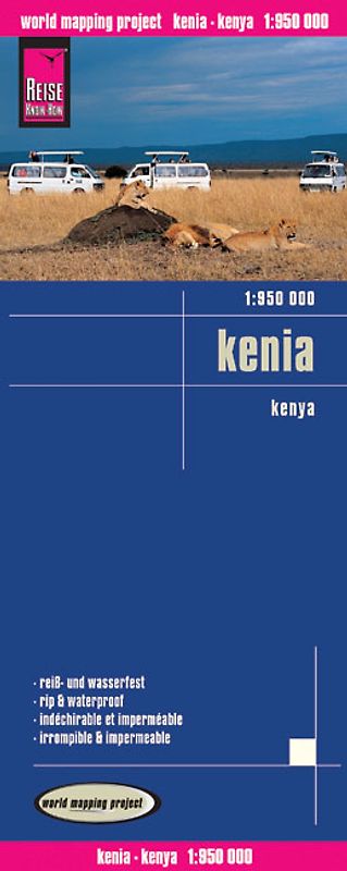 Reise Know-How Landkarte Kenia (1:950.000)