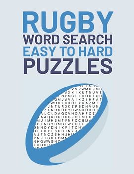 Rugby Word Search: Easy To Hard Word Find Puzzles For Rugby Lovers