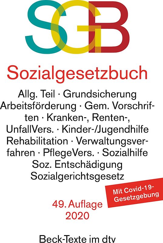 Sozialgesetzbuch mit Sozialgerichtsgesetz, mit Sozialgerichtsgesetz