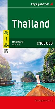 freytag & berndt Straßenkarte Thailand 1:900.000