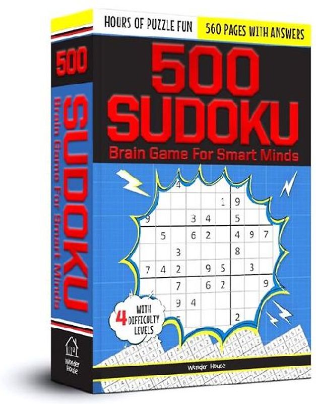 500 Sudoku Brain Games for Smart Minds