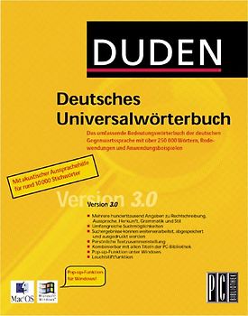 DUDEN: Deutsches Universalwörterbuch - Version 3.0 MacOS