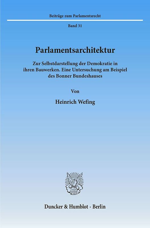 Parlamentsarchitektur.