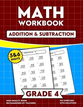 Math Workbook Grade 4: Multi-Digit Addition and Subtraction