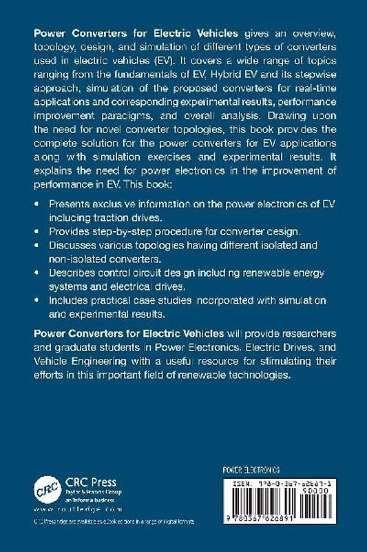 Power Converters for Electric Vehicles