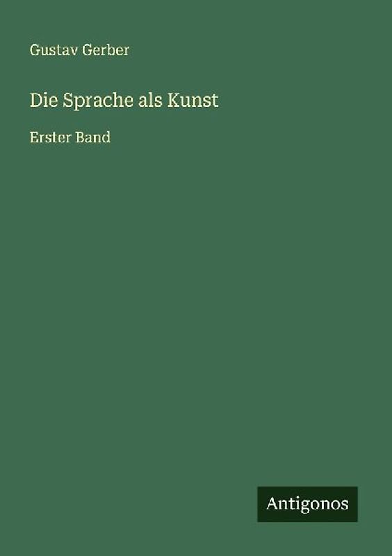 Die Sprache als Kunst