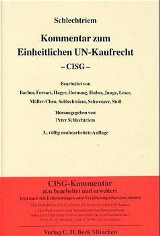 Kommentar zum Einheitlichen UN-Kaufrecht