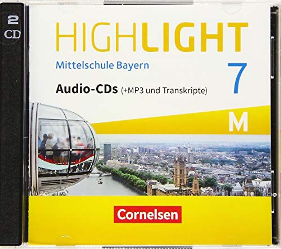 Highlight - Mittelschule Bayern - 7. Jahrgangsstufe: CD-Extra - Für M-Klassen - Audio-CDs mit MP3-Dateien