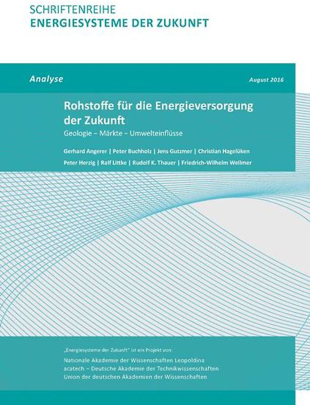 Rohstoffe für die Energieversorgung der Zukunft