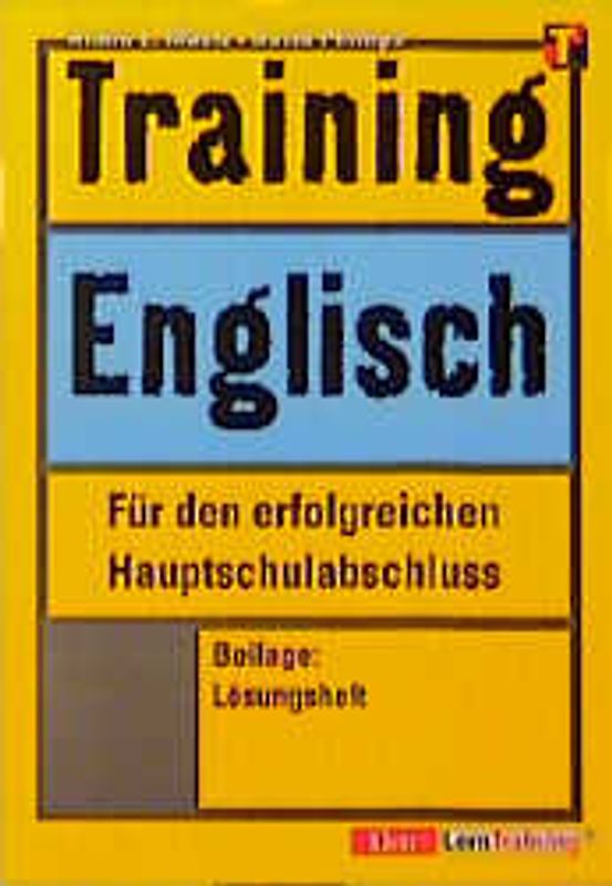 Training Englisch. Für einen erfolgreichen Hauptschulabschluss