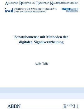 Sonotubometrie mit Methoden der digitalen Signalverarbeitung