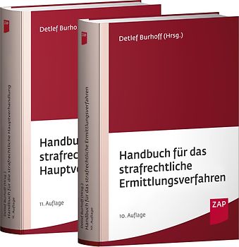 Paket Handbuch für das strafrechtliche Ermittlungsverfahren und Handbuch für die strafrechtliche Hauptverhandlung