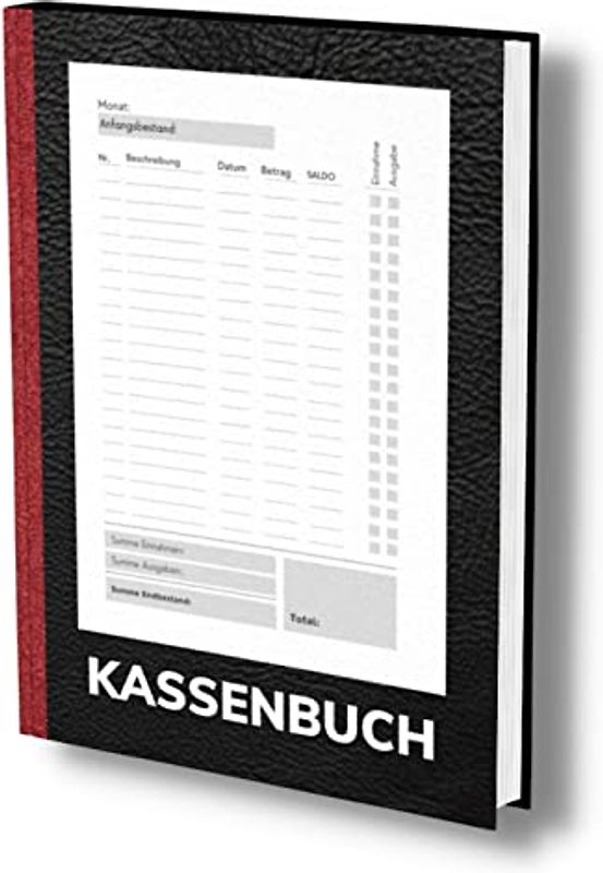 Kassenbuch: A5 Schwarz- Einfaches Einnahmen und Ausgaben Buch für Gastronomie, Privathaushalt und Kleingewerbe. Auch als Haushaltsbuch geeignet. Über ... Mwst. (Kassenbuch Kleinunternehmer, Band 5)