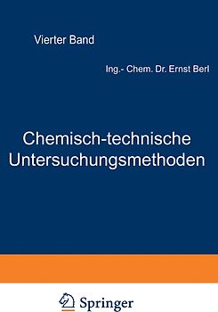 Chemisch-technische Untersuchungsmethoden