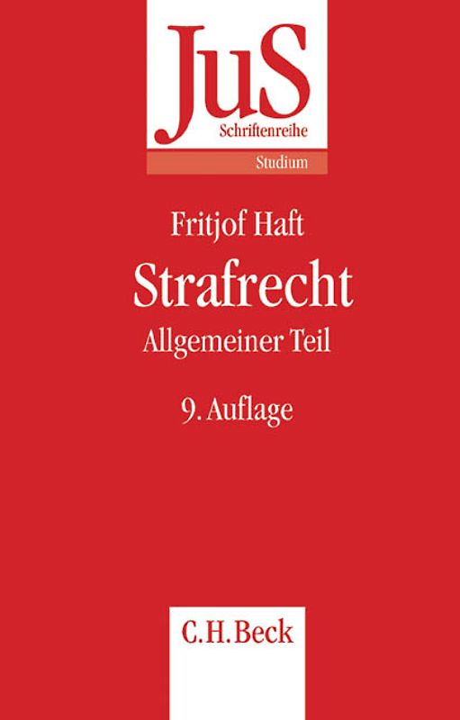 Strafrecht. Allgemeiner Teil