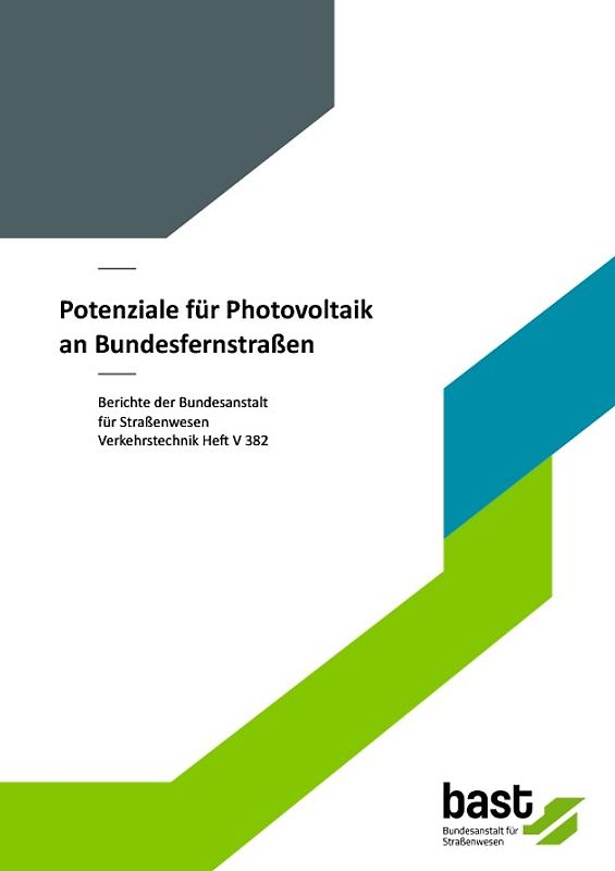 Potenziale für Photovoltaik an Bundesfernstraßen