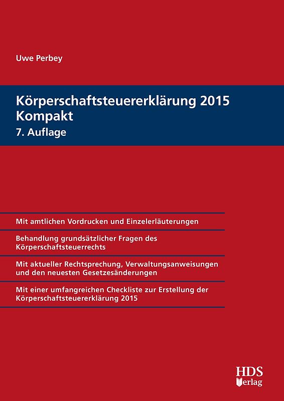 Körperschaftsteuererklärung 2015 Kompakt