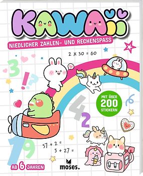 KAWAII Supersüßer Rätsel- und Malspaß