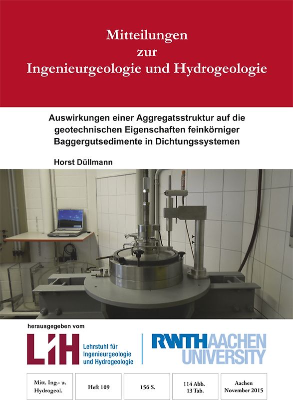 Auswirkungen einer Aggregatsstruktur auf die geotechnischen Eigenschaften feinkörniger Baggergutsedimente in Dichtungssystemen