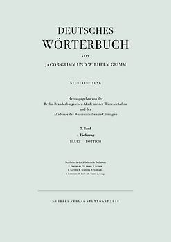 Grimm, Dt. Wörterbuch Neubearbeitung