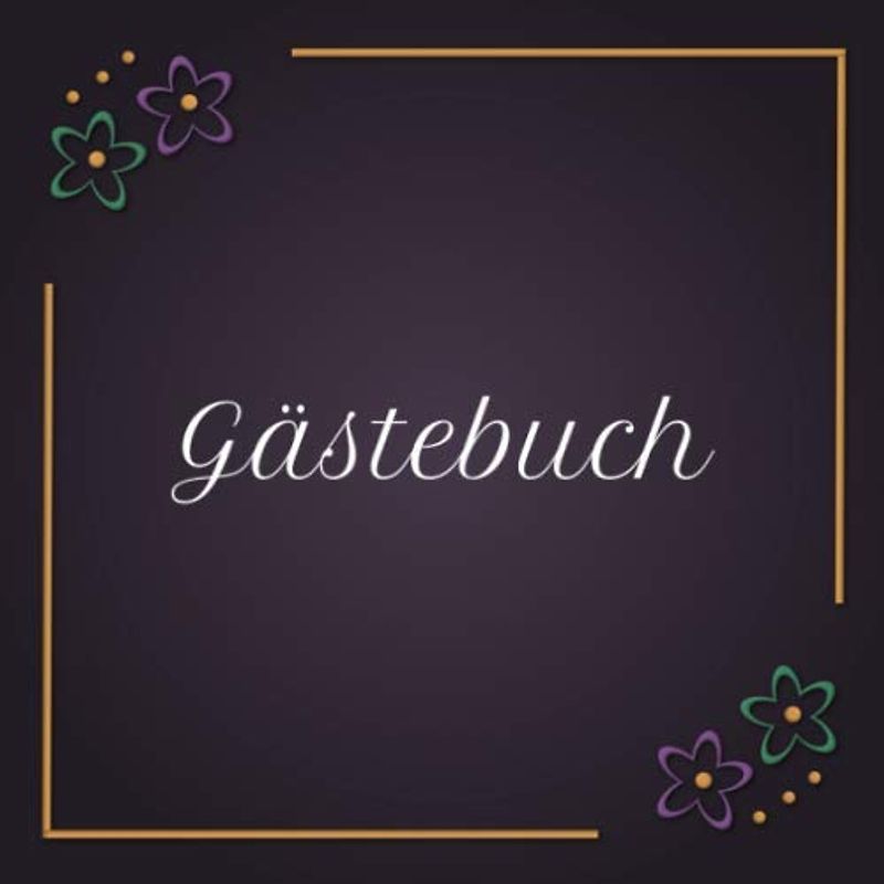 Gästebuch: Für Ferienwohnung, Ferienzimmer, Ferienhaus, AirBnB | Für bis zu 98 Gäste | Motiv 2 | 21x21 cm