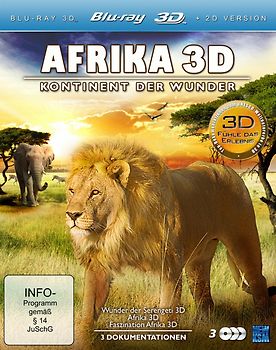Afrika - Kontinent der Wunder 3D [3 Discs] 3D Blu-ray Disc