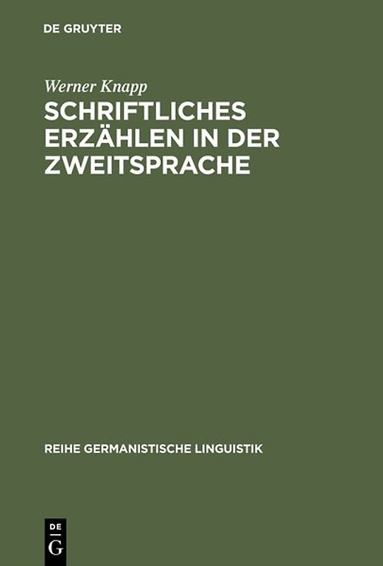 Schriftliches Erzählen in der Zweitsprache