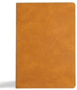 CSB Super Giant Print Reference Bible, Digital Study Edition, Camel Suedesoft Leathertouch, Indexed