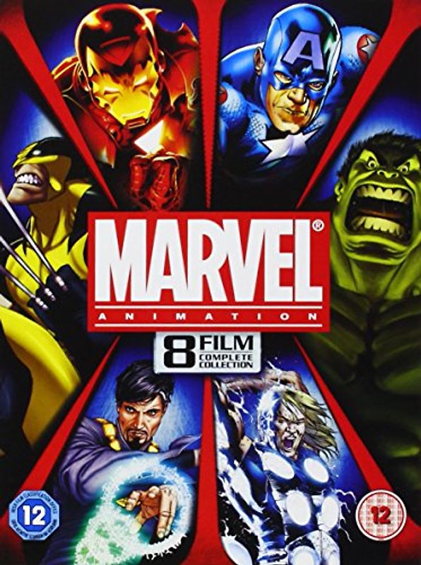 Marvel Complete Animation Collection - 8 Movies [DVD] (12) DVD