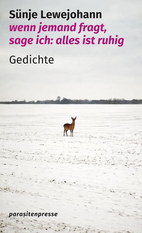 wenn jemand fragt, sage ich: alles ist ruhig