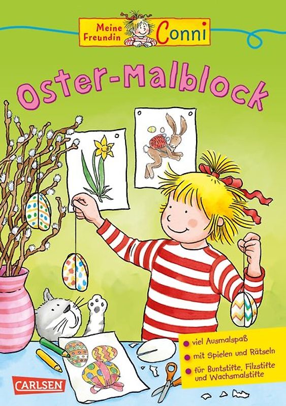 Conni Gelbe Reihe (Beschäftigungsbuch): Conni - Oster-Malblock