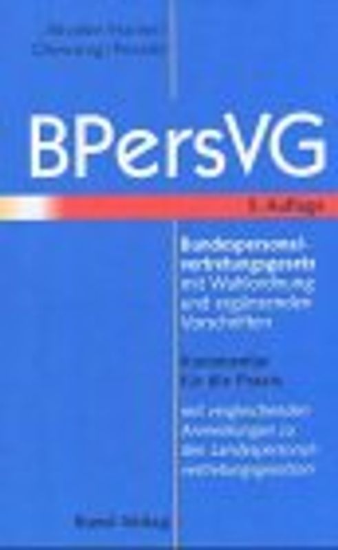 BPersVG-Bundespersonalvertretungsgesetz