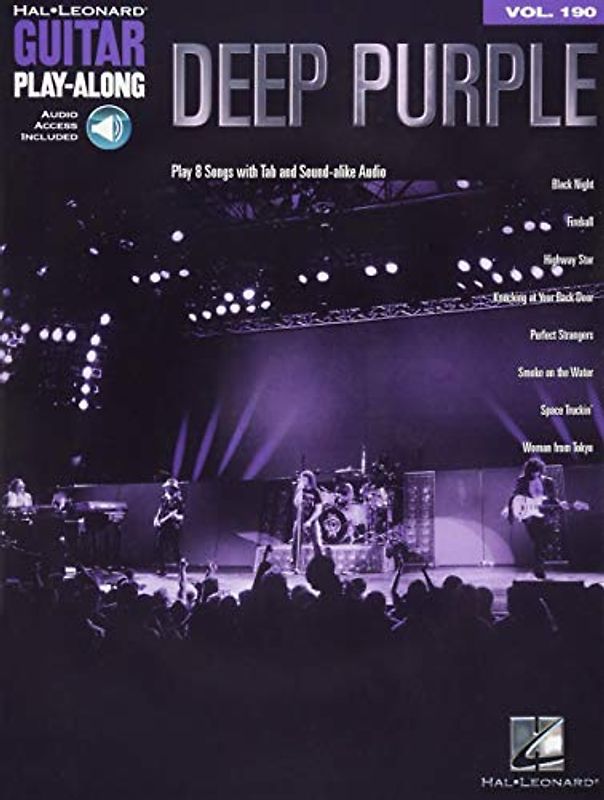 Deep Purple: Guitar Play-Along Volume 190 [With Access Code] (Hal Leonard Guitar Play-along, Band 190): Includes Downloadable Audio (Hal Leonard Guitar Play-along, 190)