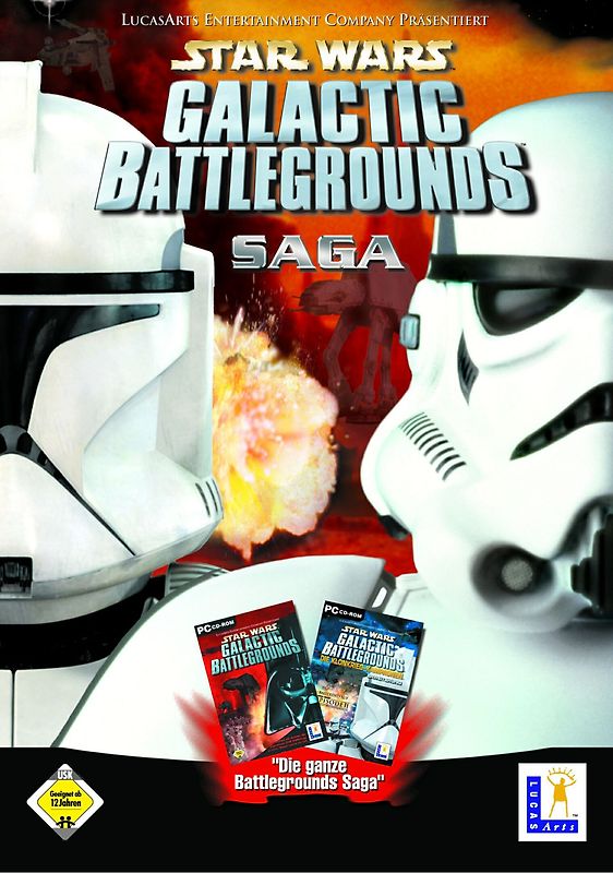 Star Wars: Galactic Battlegrounds Saga [3 CD-Roms, inkl. Klonkrieg Kampagnen] PC Spiele