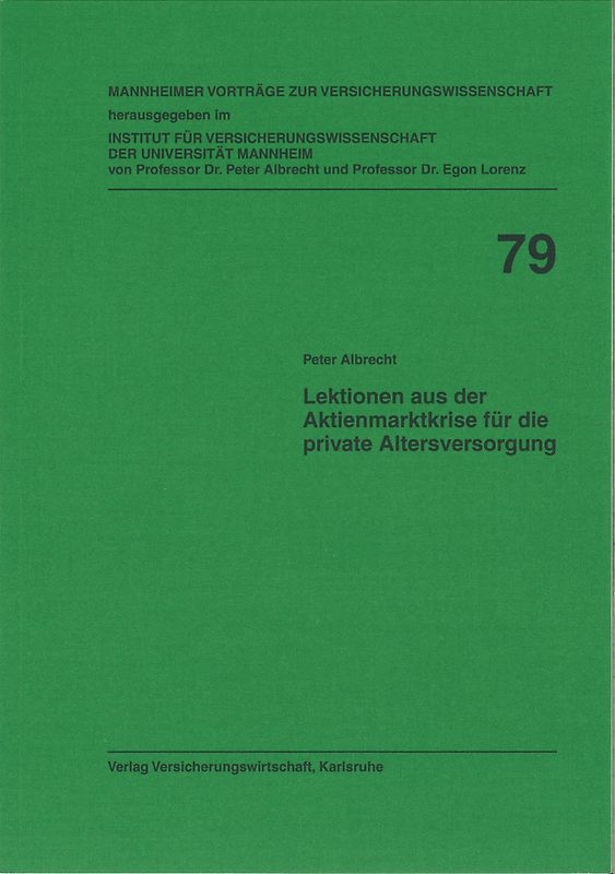 Lektionen aus der Aktienmarktkrise für die private Altersversorgung