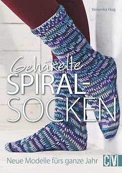 Gehäkelte Spiralsocken