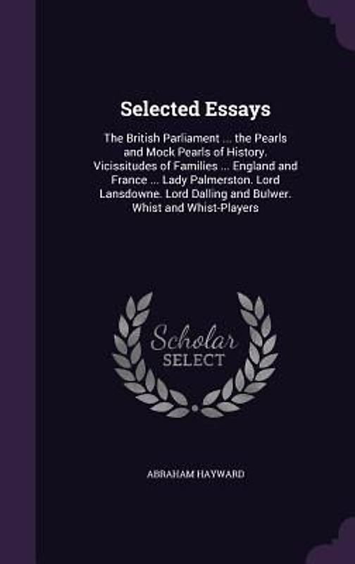 Selected Essays