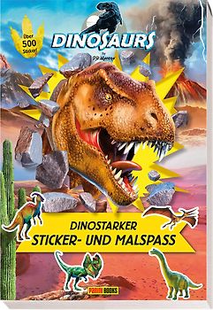 Dinosaurs by P.D. Moreno: Dinostarker Sticker- und Malspaß