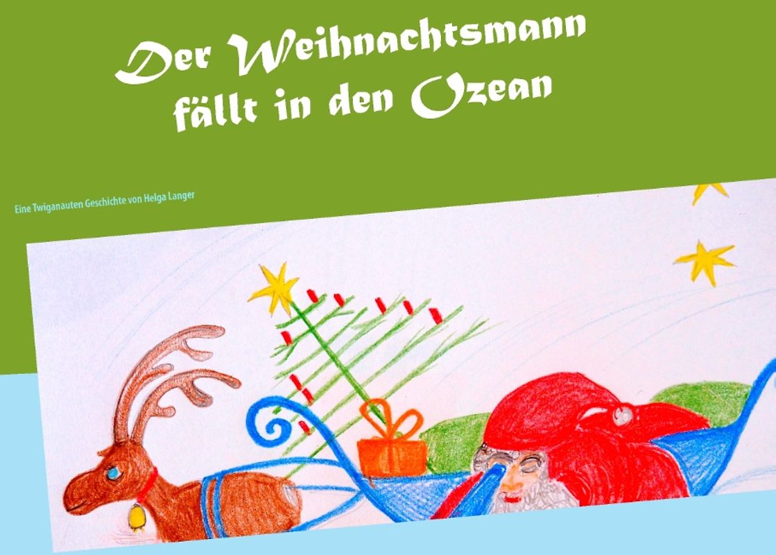Der Weihnachtsmann fällt in den Ozean