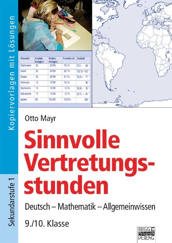 Sinnvolle Vertretungsstunden / 9./10. Klasse - Kopiervorlagen mit Lösungen