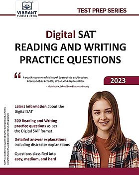 Digital SAT Reading and Writing Practice Questions (Test Prep Series)