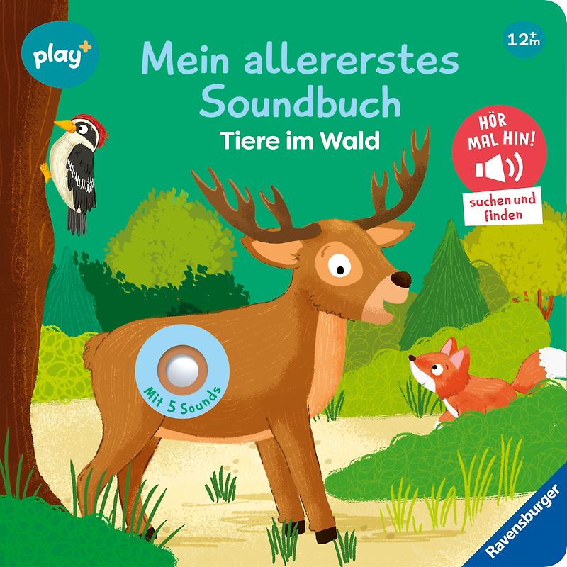 Play+ Mein allererstes Soundbuch Tiere im Wald - ab 12 Monate