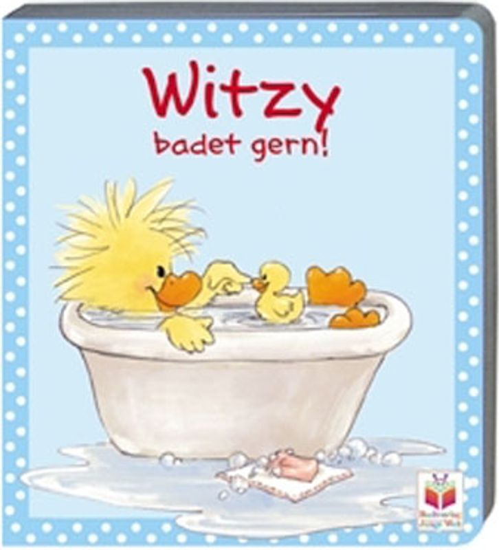 Witzy badet gern!