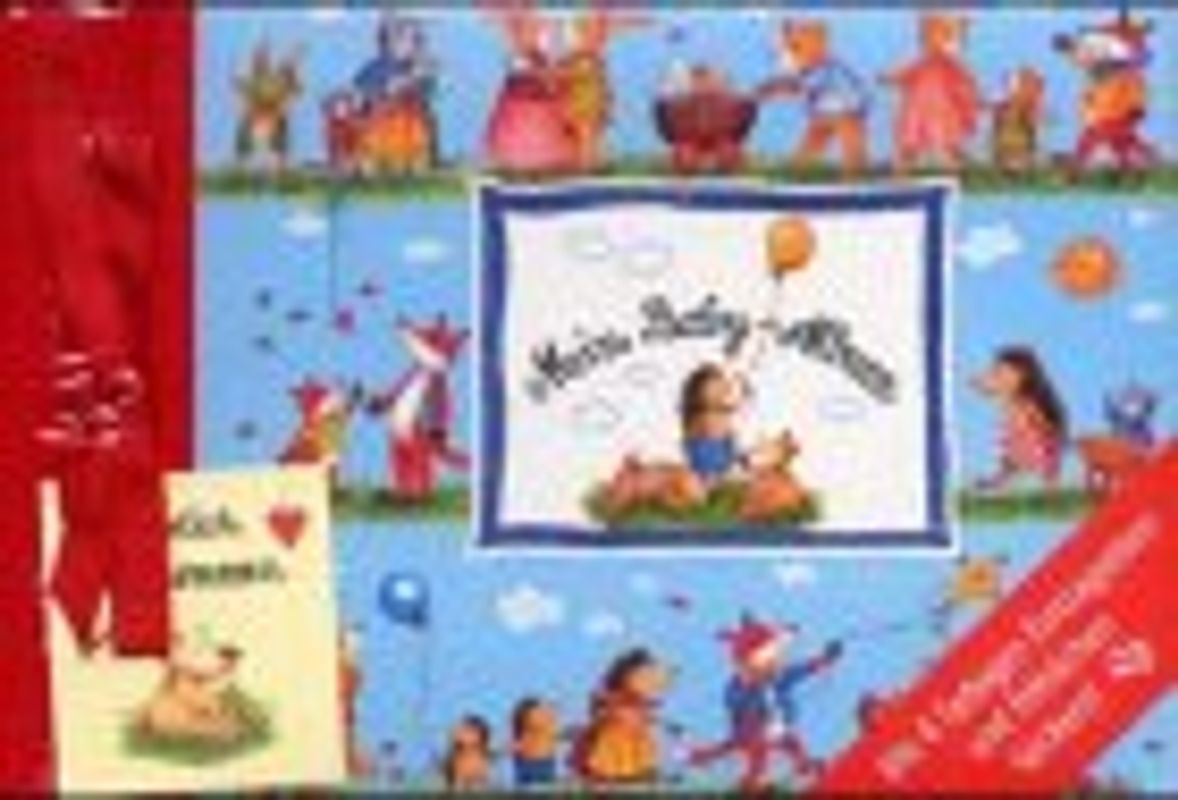 Mein Babyalbum - rot. Mein kleines Fotoalbum
