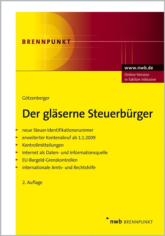 Der gläserne Steuerbürger