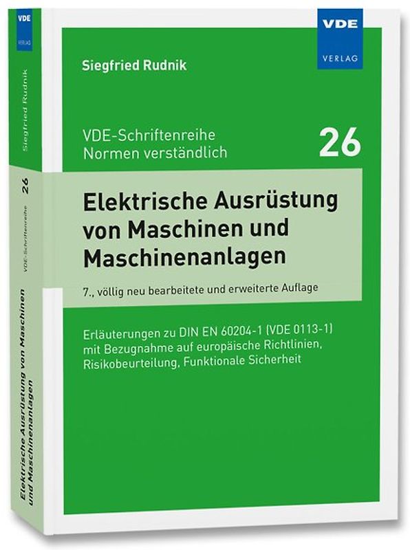 Elektrische Ausrüstung von Maschinen und Maschinenanlagen