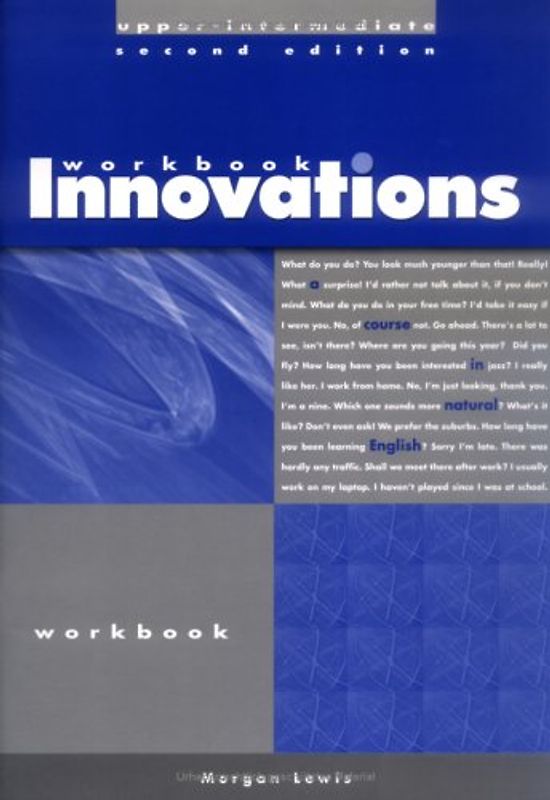 Innovations Upper intermediate. A course in natural English